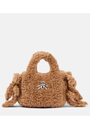 Simone Rocha Baby Egg teddy tote bag