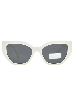 Prada Darl Grey Cat Eye Ladies Sunglasses PR A09S 1425S0 53