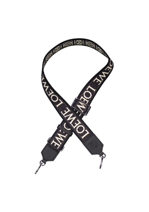 Loewe Anagram Strap In Jacquard And Calfskin