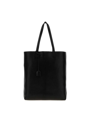 Saint Laurent Black Leather Shopping Bag