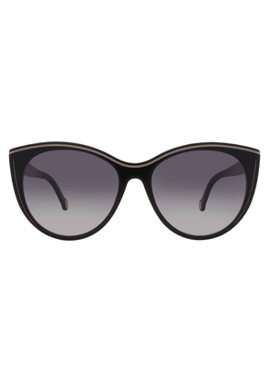 Carolina Herrera Grey Cat Eye Ladies Sunglasses HER 0142/S 0KDX/9O 56