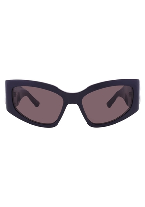 Balenciaga Grey Cat Eye Ladies Sunglasses BB0321S 007 57