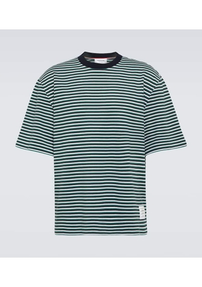 Thom Browne Striped oversized cotton T-shirt