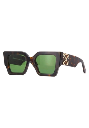 Off-White CATALINA Green Square Unisex Sunglasses OERI128 6055 55