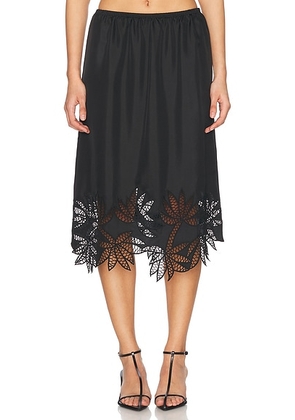 Diotima Coverley Skirt in Black - Black. Size 2 (also in ).