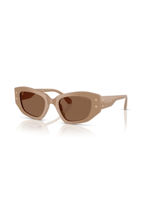 Michael Kors Le Praz Brown Cat Eye Ladies Sunglasses MK2234B 355573 50