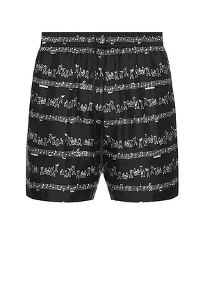 Amiri Jazz Band Short in Black - Black. Size L (also in ).