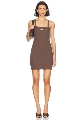 Alexander Wang Waffle Cami Dress in Chocolate Brown - Chocolate. Size XS (also in ).