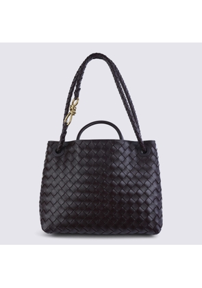 Bottega Veneta Dark Barolo Leather Andiamo Bag