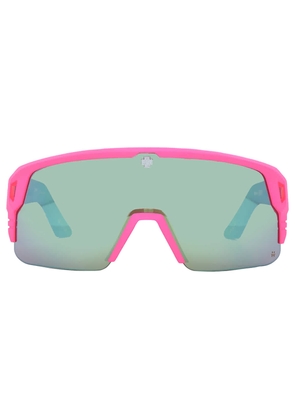 Spy MONOLITH 5050 Happy Bronze with Light Green Spectra Mirror Shield Unisex Sunglasses 6700000000160