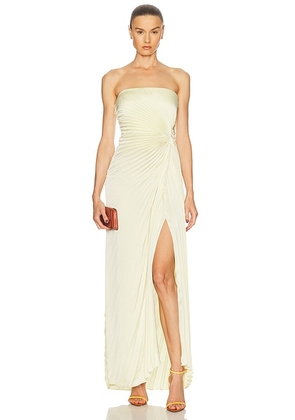 A.L.C. Layla Gown in Light Canary - Lemon. Size 6 (also in ).