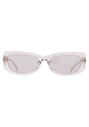 Prada Light Grey Cat Eye Ladies Sunglasses PR 14YS 12R50K 53