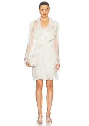 Diotima Commission Coat in White - White. Size 3 (also in 4).