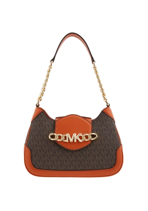 Michael Kors Signature Logo-print Small Hally Shoulder Bag