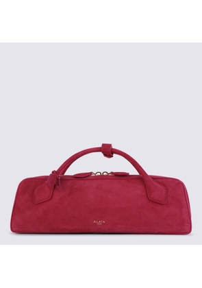 Alaia Strawberry Pink Leather Le Teckel Clucth