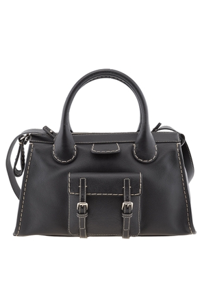 Chloe Ladies Black Medium Edith Top Handle Bag