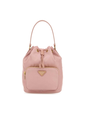 Prada Pink Re-Nylon Duet Bucket Bag