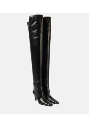 Saint Laurent Jill 75 leather over-the-knee boots