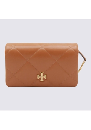 Tory Burch Classic Chestnut Leather Kira Crossbody Bag