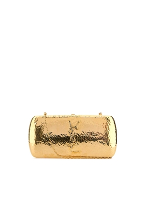 Saint Laurent Gold Metal Evening Clutch
