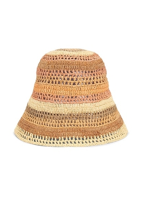 Chloe Sunset Hat in Multicolor Beige - Beige. Size M (also in ).