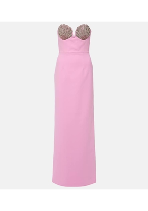 Rebecca Vallance Cordelia embellished strapless gown