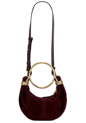 Chloe Bracelet Bag in Deep Violine - Wine. Size all.