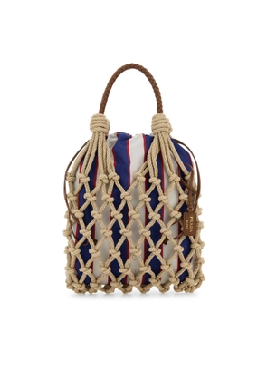 Prada Beige Mesh Handbag