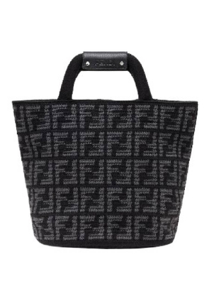 Fendi FF Cashmere Blend Shopping Bag