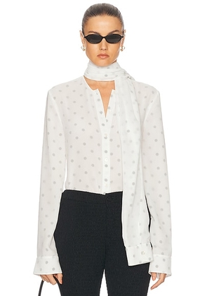 Acne Studios Tow Top in Black & White - White. Size 34 (also in 36, 38, 40).