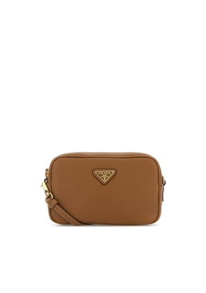 Prada Caramel Leather Crossbody Bag
