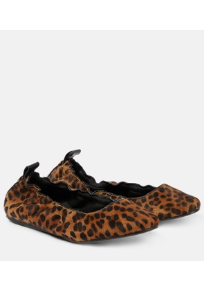 Isabel Marant Belna calf hair ballet flats