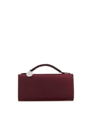 Stella Mccartney Burgundy Satin Falabella Handbag