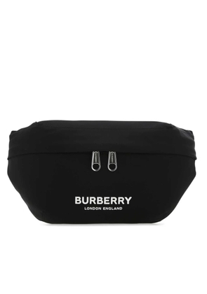 Burberry Black Logo Print Sonny Belt Bag
