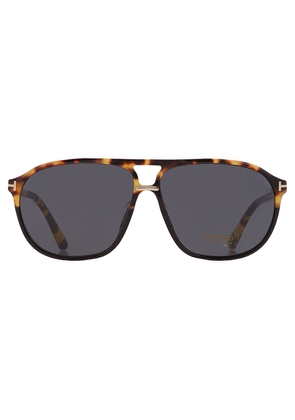 Tom Ford Bruce Smoke Pilot Mens Sunglasses FT1026 05A 61
