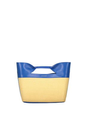 Alexander Mcqueen Blue And Yellow Elegant Handbag