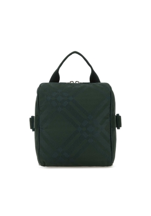 Burberry Bottle Green Fabric Crossbody Bag