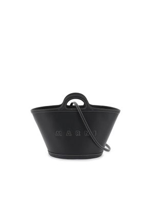 Marni Black Leather Small Tropicalia Bag