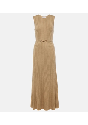 Gabriela Hearst Wool and cashmere midi dress