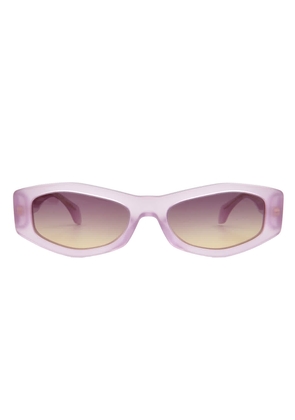 Versace Violet Gradient Yellow Geometric Ladies Sunglasses VE4487 551370 54
