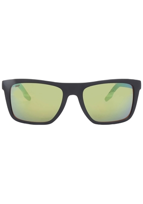 Costa Del Mar Mainsail Green Mirror Polarized Polycarbonate Square Mens Sunglasses 6S9107 910702 55