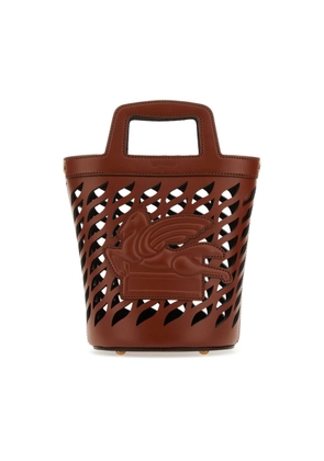 Etro Caramel Leather Bucket Bag