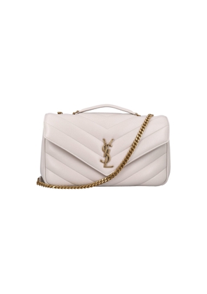 Saint Laurent Loulou Medium Chevron-quilted Lambskin Bag