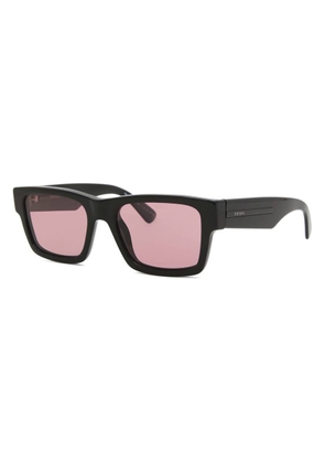 Prada Pink Rectangular Mens Sunglasses PR 25ZS 1AB05Z 56