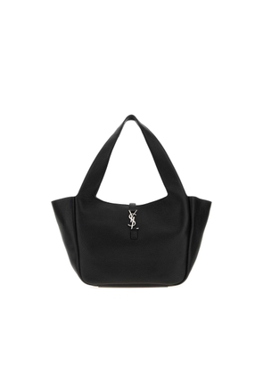Saint Laurent Black Leather Bea Shopping Bag