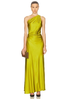 A.L.C. Aster Gown in Green Amber - Green. Size 0 (also in 6).