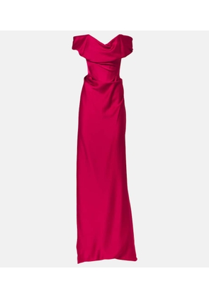 Vivienne Westwood Nova Cocotte satin corset gown