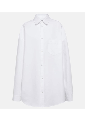 Balenciaga Outerwear oversized cotton poplin shirt