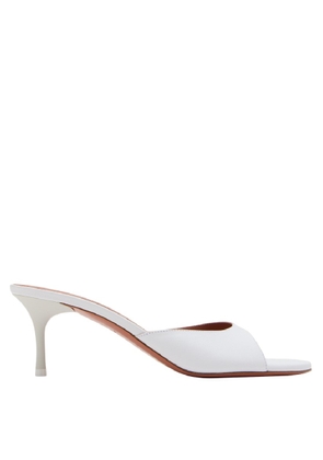 Amina Muaddi Jeanne Leather Slippers, Brand Size 35 (US Size 5)