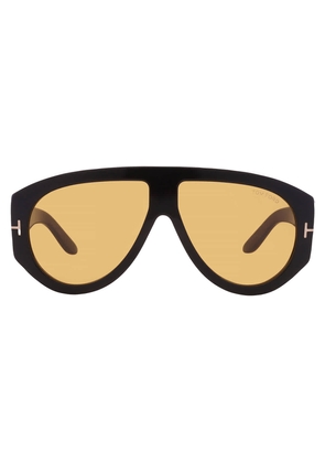 Tom Ford Bronson Brown Pilot Mens Sunglasses FT1044 01E 60